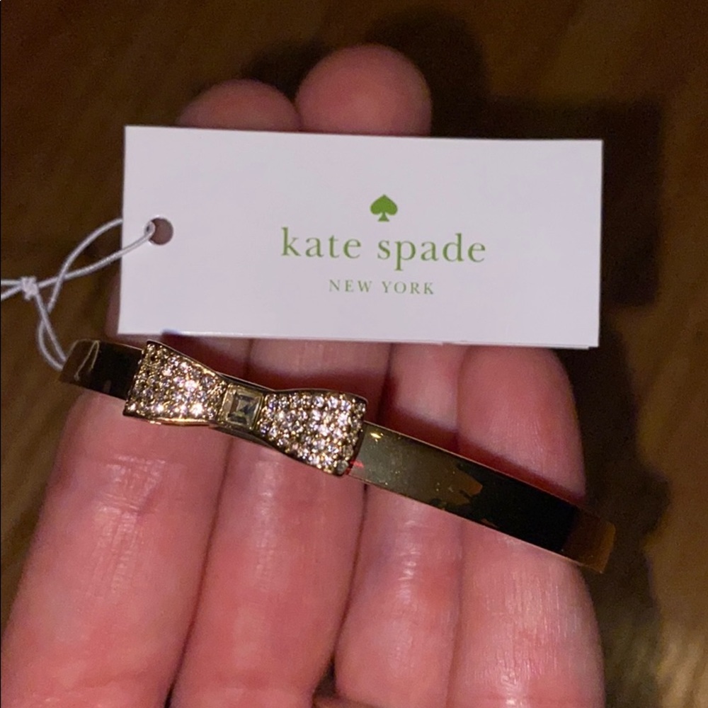 Kate Spade bow bangle bracelet NWT